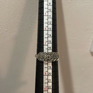 Art Deco style marcasite ring - NWOT